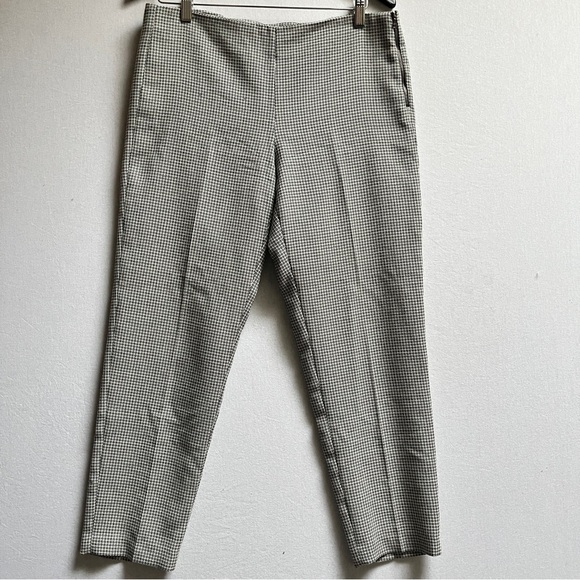 Judith & Charles 100% Virgin Wool geometric pattern trousers Sz 8 - Picture 1 of 11